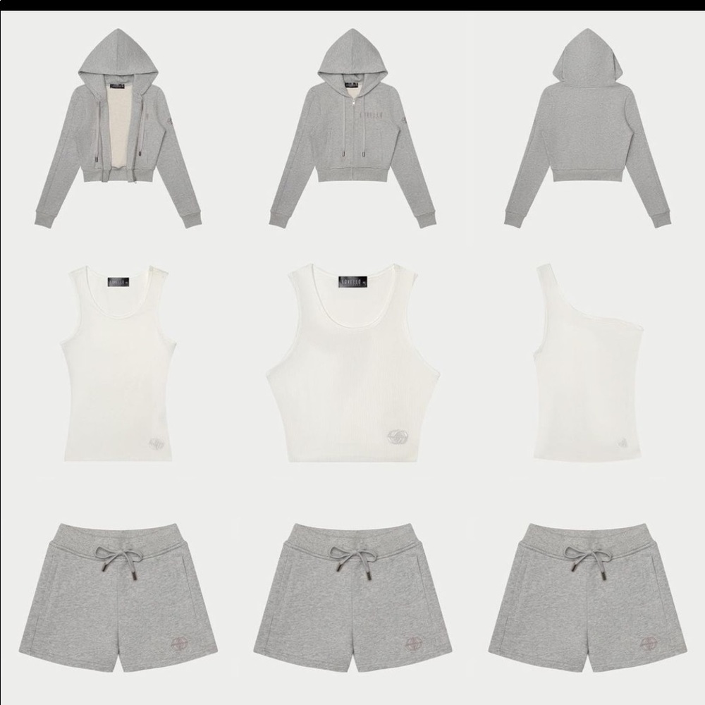 Lovello Elizabeth 2 piece short and hoodie set